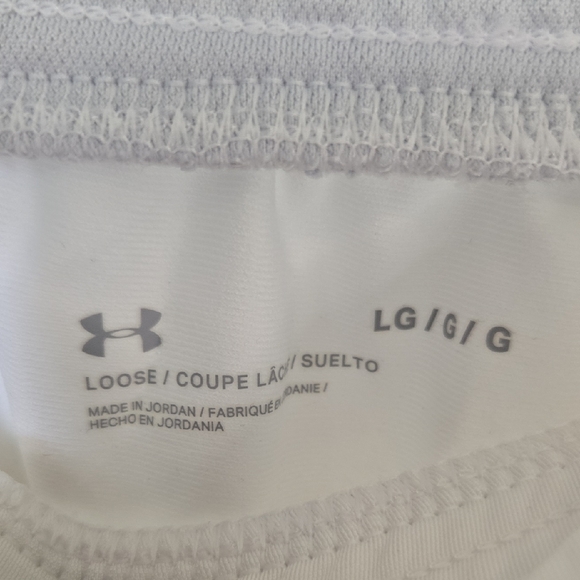 Under Armour White Athletic Men's Shorts - Picture 2 of 5